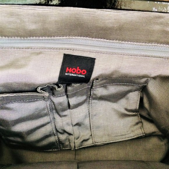 HOBO Patent Leather & Wool Handbag - Picture 5 of 10